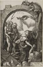 Albrecht Dürer. Christ in Limbo, from The Engraved Passion, 1512 Engraving on laid paper. Jansma Collection, Grand Rapids Art Museum, 2007.16n